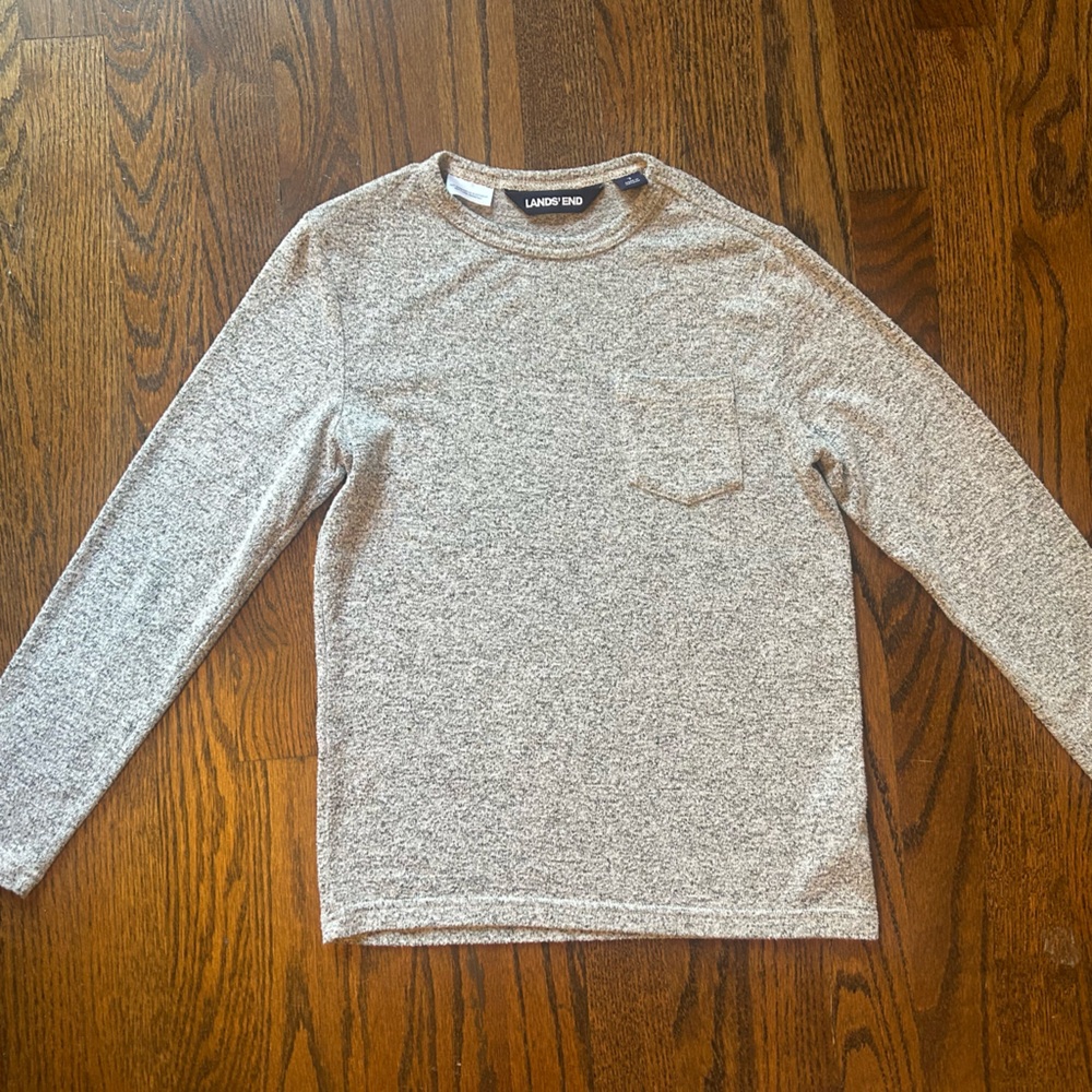 Lands End soft knit boys shirt